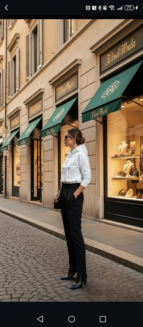 KAPİŞONLU SWEATSHIRT