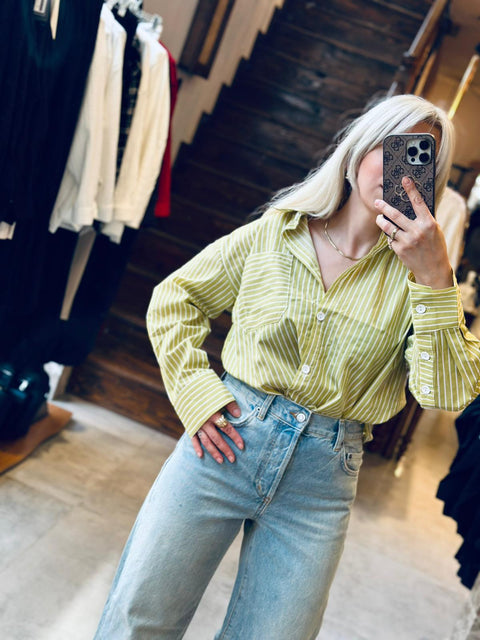 Pamuklu Oversize Gömlek