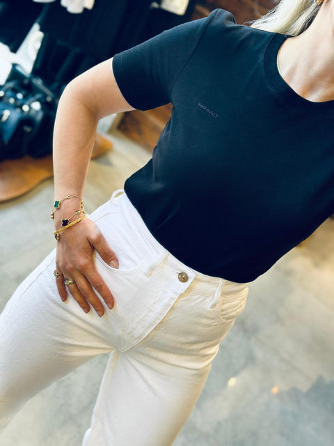 Mom Jean Beyaz