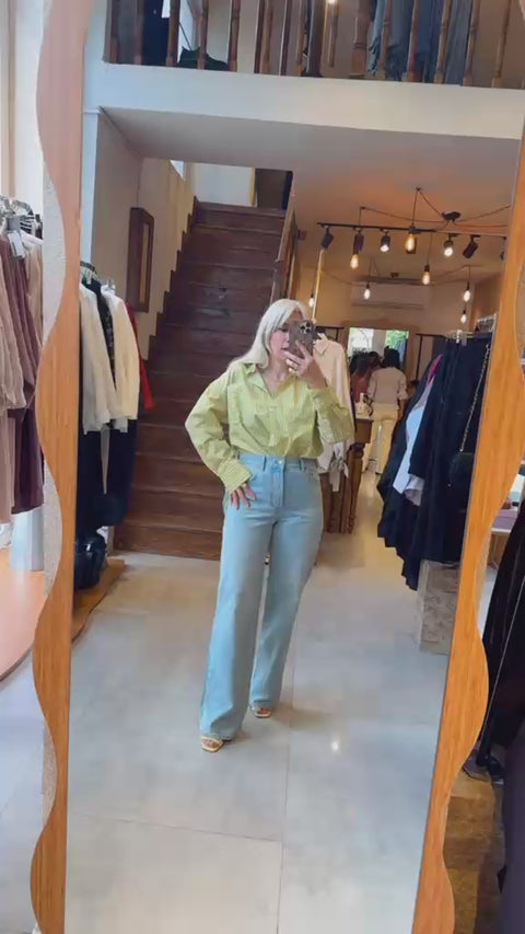 Pamuklu Oversize Gömlek