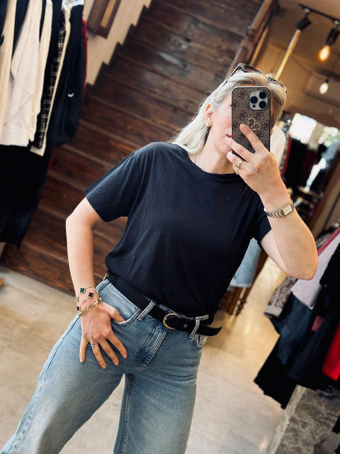 Siyah Oversize Tişört