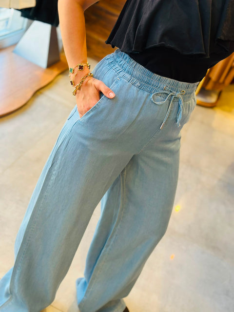 Zara Tencel Kot Pantolon