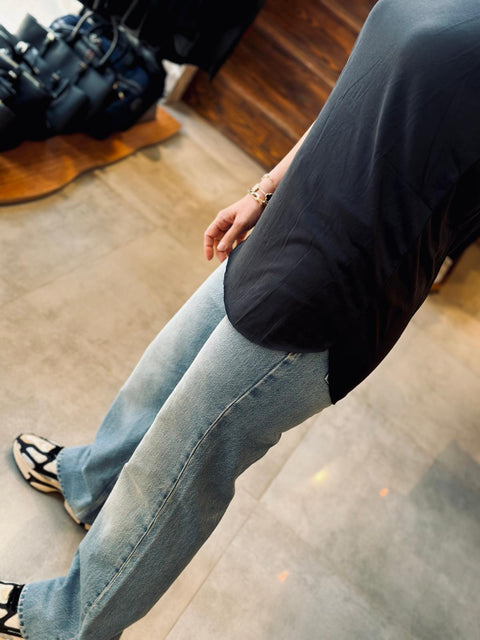Siyah Oversize Tişört