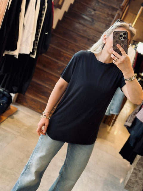 Siyah Oversize Tişört